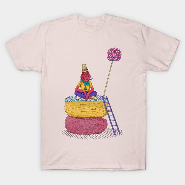 Doughnut Shop T-Shirt by RtowneArt